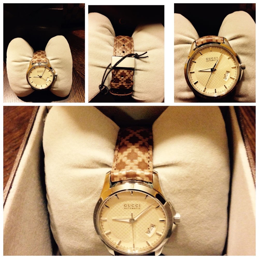 Brown/Tan Gucci Watch